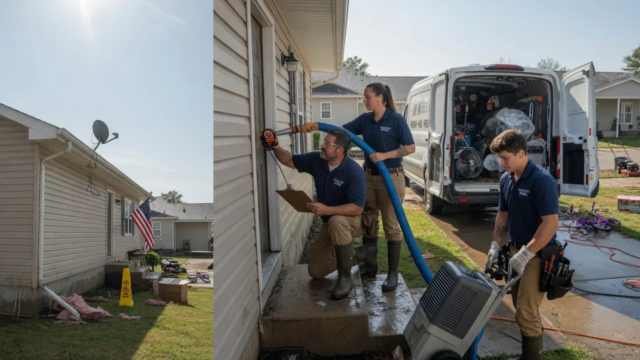 Ceiling Water Damage Restoration in Waterville, ME near me